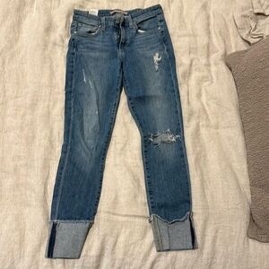 Joes size 26 skinny cropped jeans